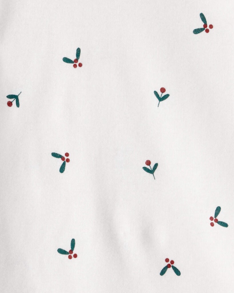 slide 3 of 4, Carter's Carters Baby Girl 3-Piece DayDream Fleece Floral Long-Sleeve Bodysuit & Pant Set - Red Red 24M, 3 pc