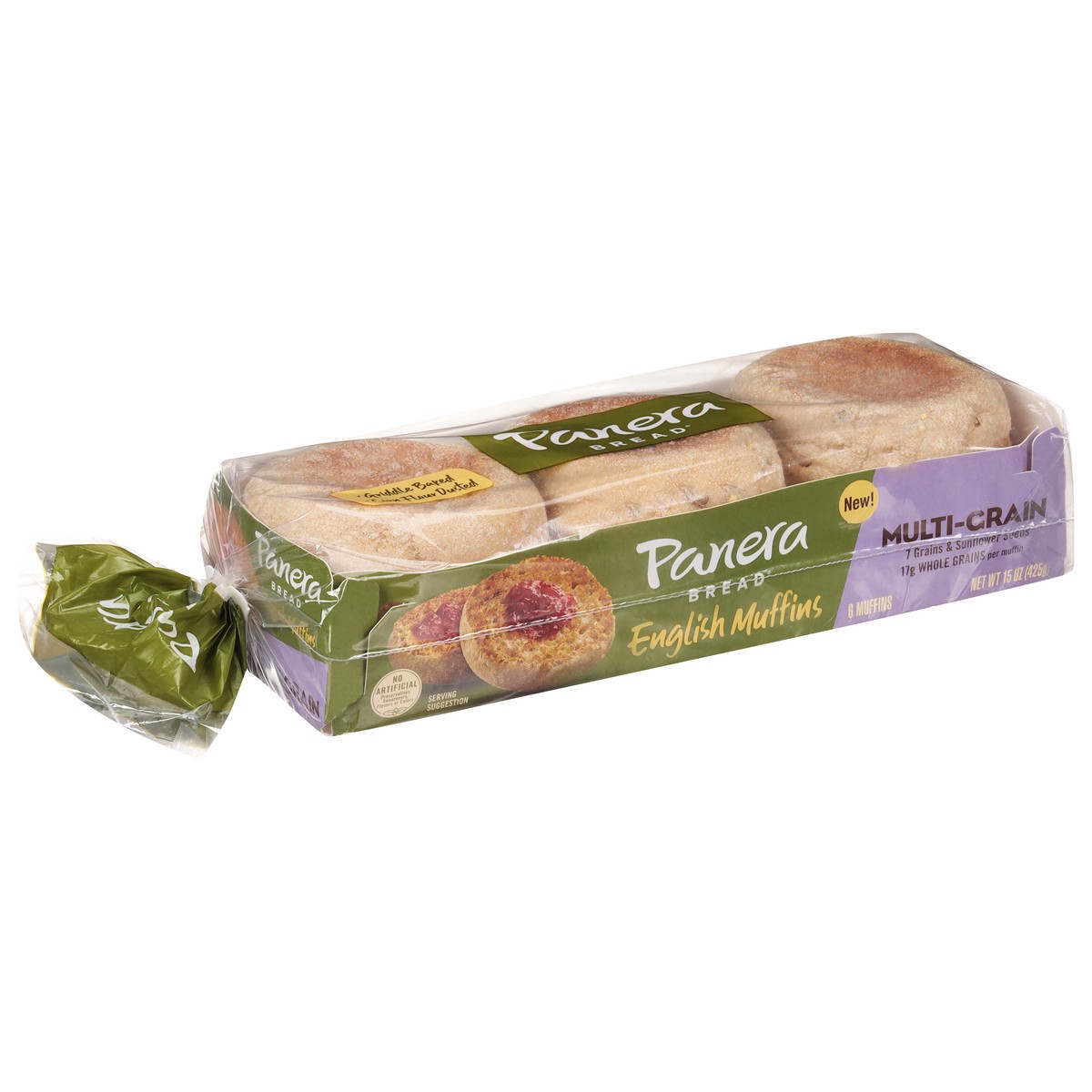 slide 2 of 9, Panera Bread English Muffins, Multi-Grain,