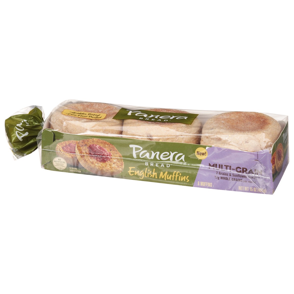 slide 7 of 9, Panera Bread English Muffins, Multi-Grain,
