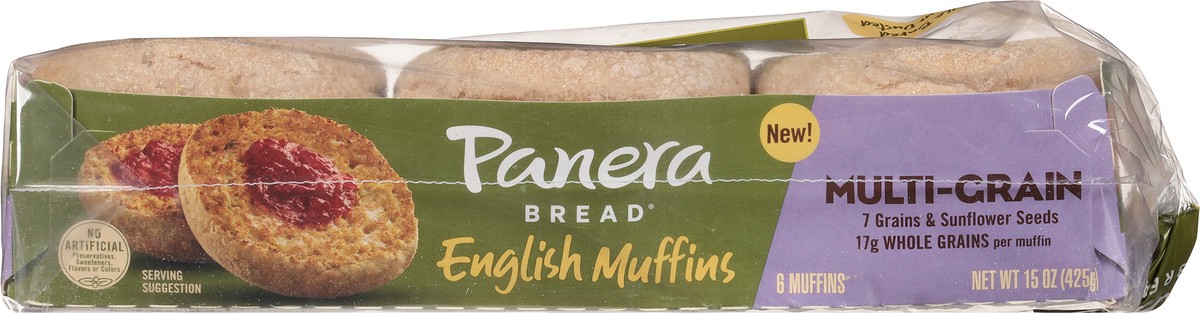 slide 3 of 9, Panera Bread English Muffins, Multi-Grain,
