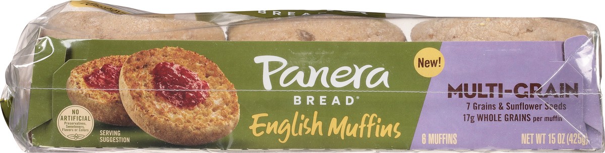 slide 9 of 9, Panera Bread English Muffins, Multi-Grain,