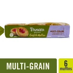 Panera Bread Multigrain English Muffins - 6 ct