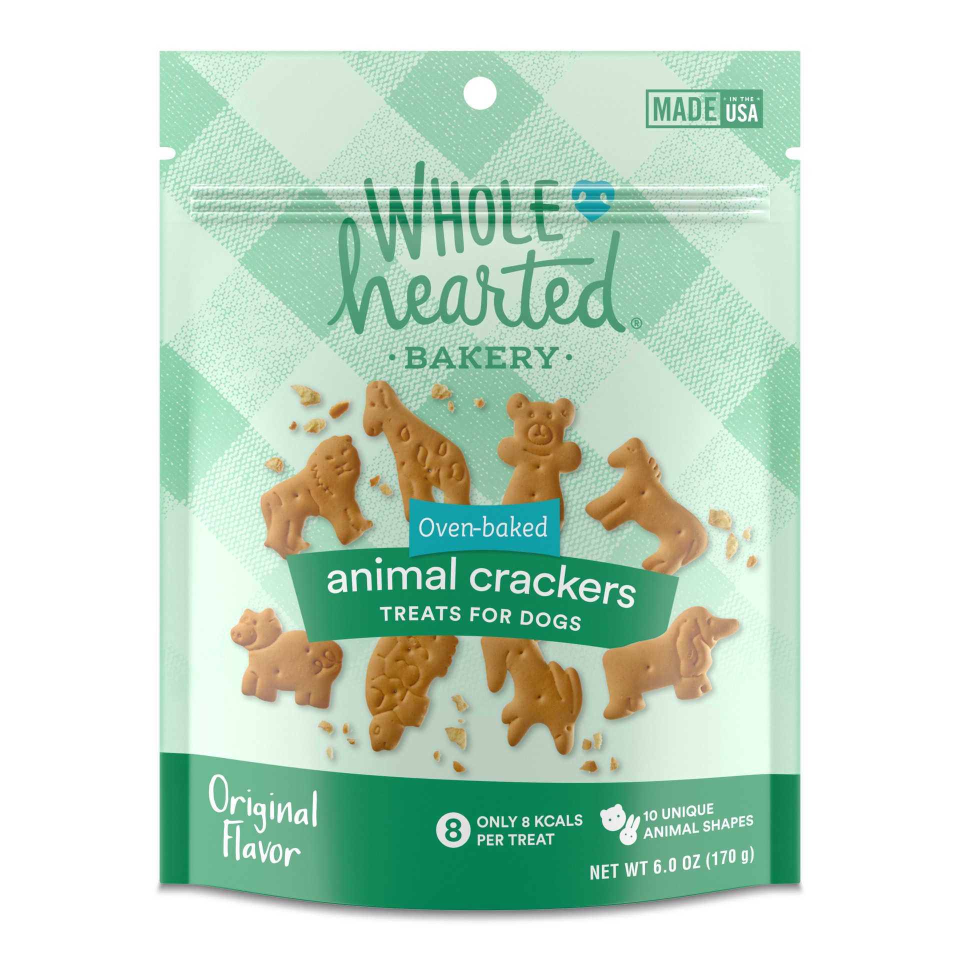 slide 1 of 1, WholeHearted Animal Crackers Treats for Dogs, 6 oz., 1 ct