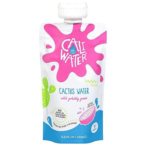 slide 1 of 1, CALIWATER Kids Wild Prickly Pear Cactus Water 6 - 4.2 fl oz Pouches, 25.2 fl oz
