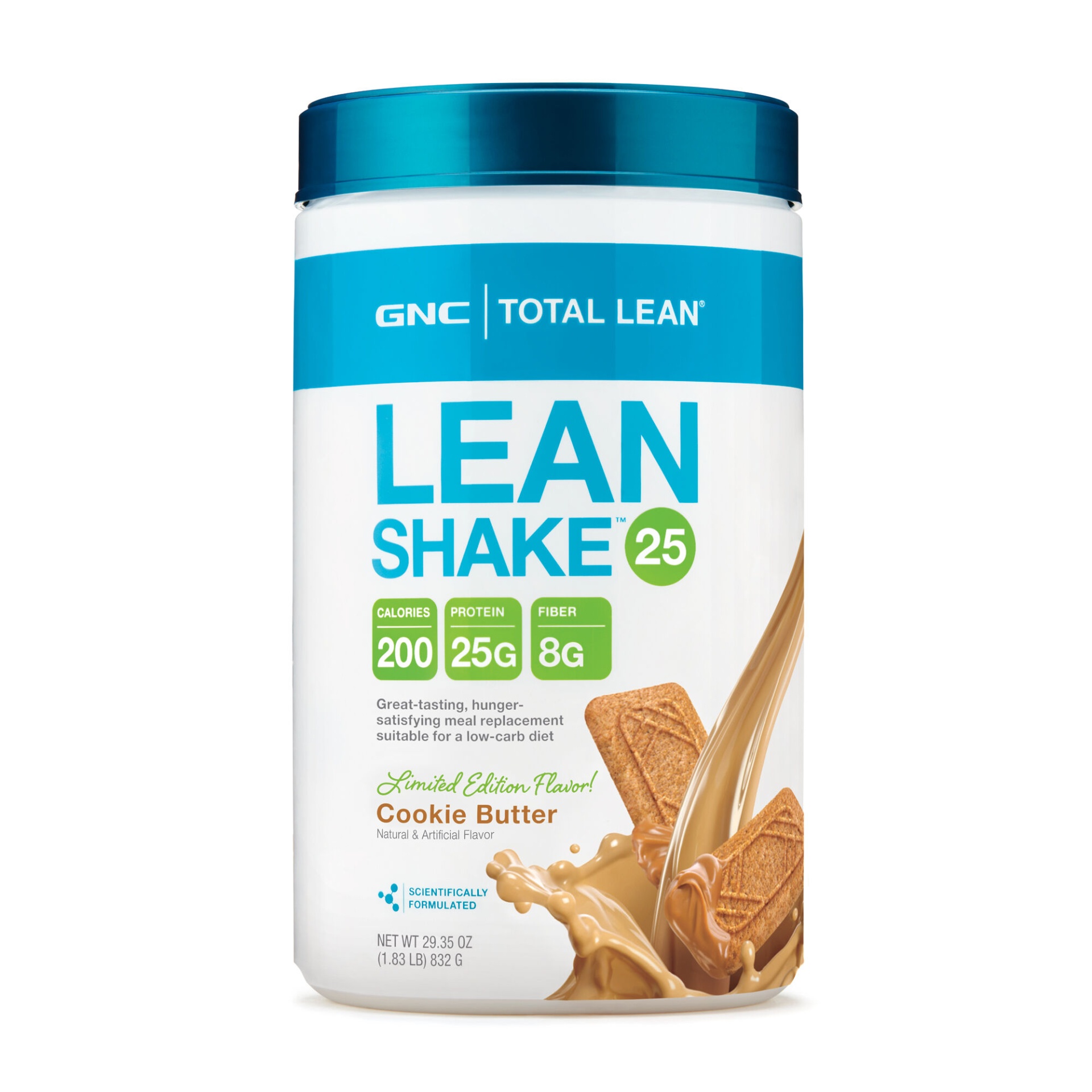 slide 1 of 1, GNC Total Lean Lean Shake - Cookie Butter, 1.83 lb