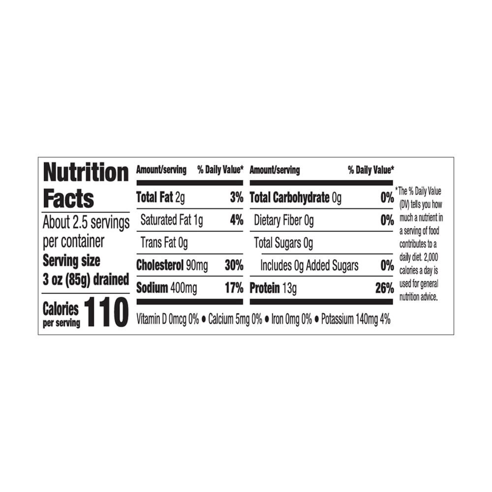 slide 3 of 4, Kroger Premium Natural Chicken Breast Chunks in Water, 12.5 oz
