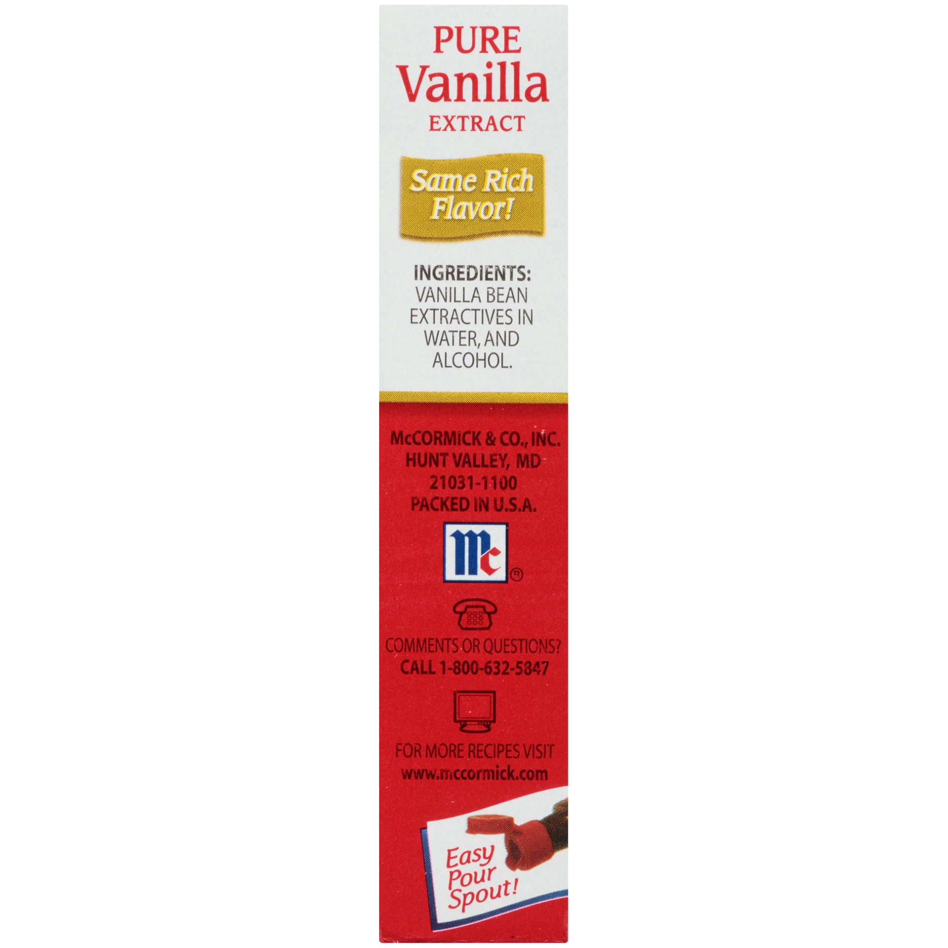 Mccormick All Natural Pure Vanilla Extract 1 Fl Oz Shipt 0592