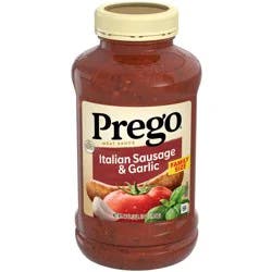 Prego Italian Sausage and Garlic Meat Sauce