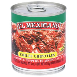 El Mexicano Chipotle Peppers in Adobo Sauce 7.5 oz