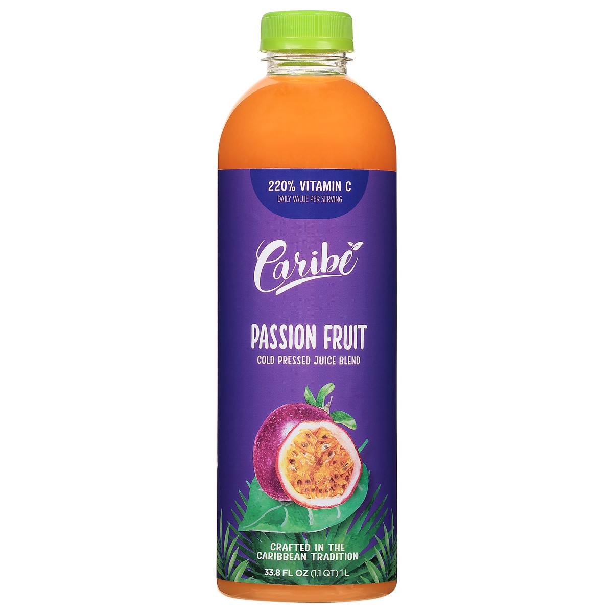 slide 13 of 13, Caribe Cold Pressed Passion Fruit Juice Blend - 33.8 fl oz, 33.8 fl oz