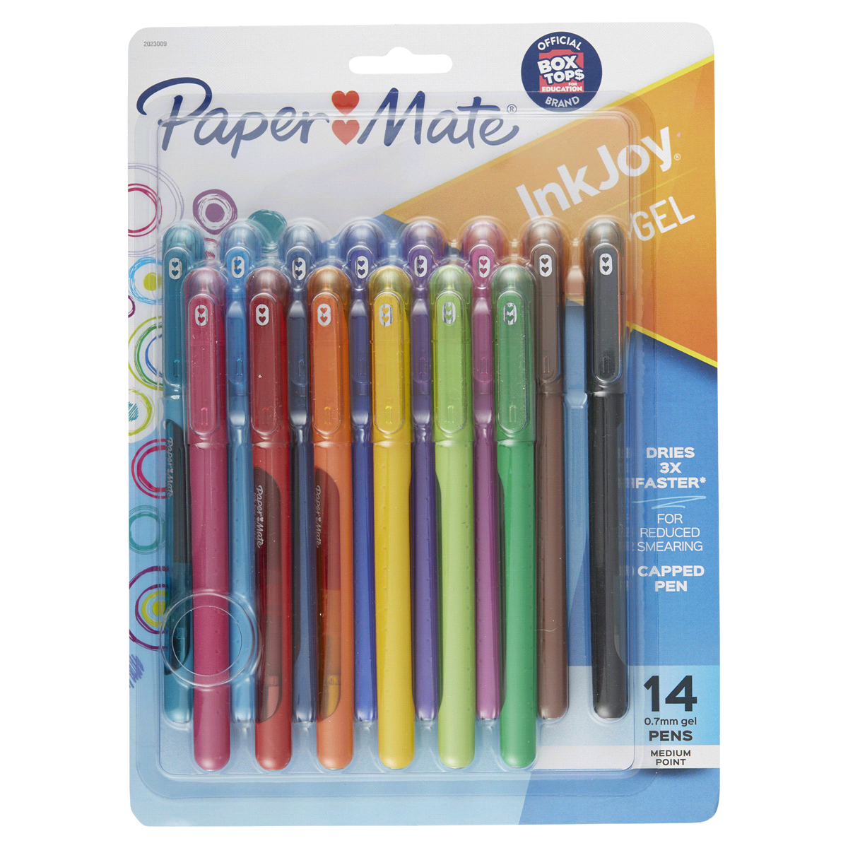 slide 1 of 1, Paper Mate InkJoy Gel Pens Medium Point Capped, Assorted Colors, 14 ct