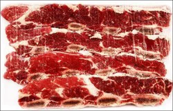 Counter Service Beef Short Rib Flanken Steak C/S