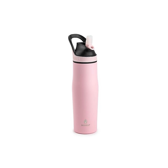 slide 1 of 2, Manna Organics Rezi Sport Bottle - Pink, 22 oz