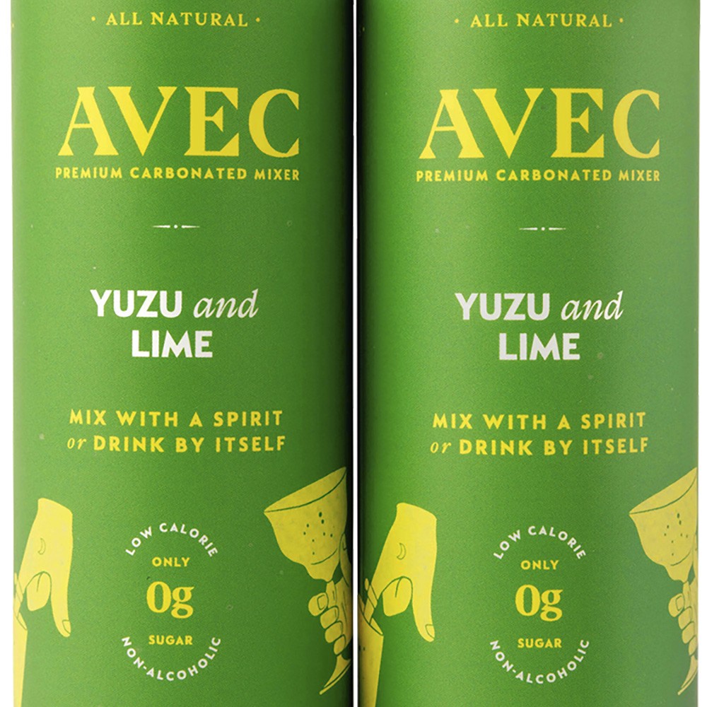 slide 1 of 1, Avec Yuzu & Lime Mix, 8 oz