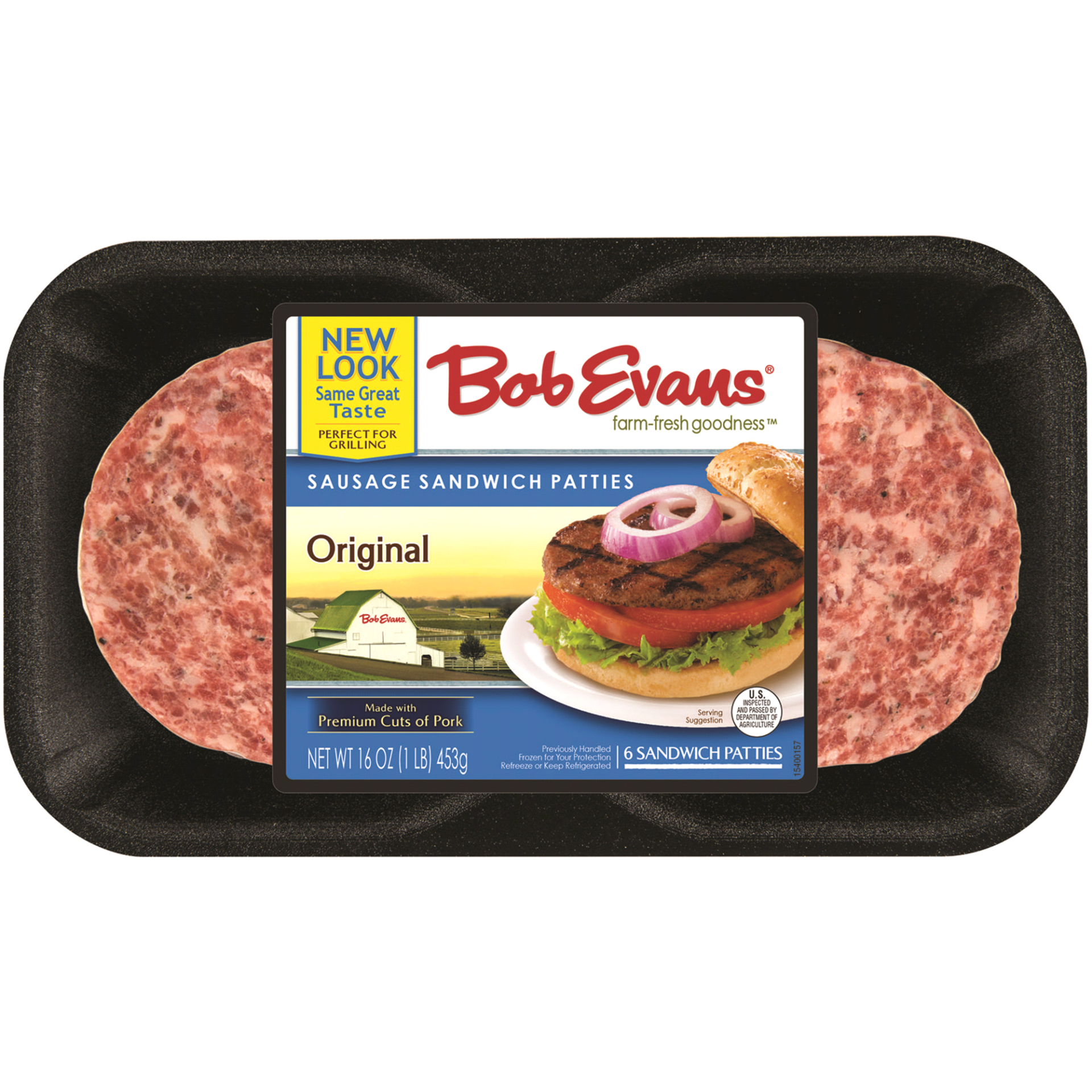 slide 1 of 1, Bob Evans Sausage 6 ea, 16 oz