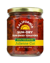 California Sun Dry Julienne Cut Sun-Dried Tomatoes 16 oz