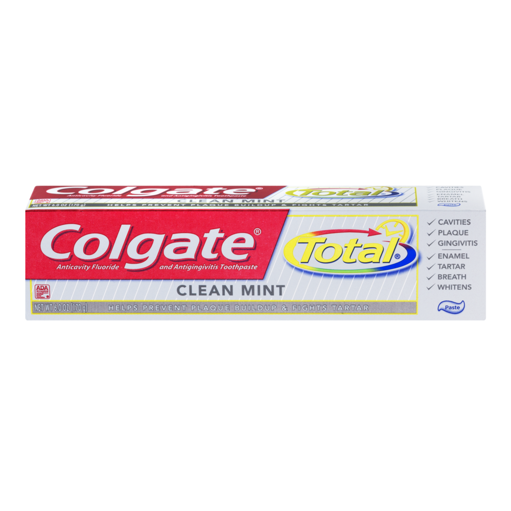 slide 1 of 3, Colgate Total Clean Mint Toothpaste, 6 oz