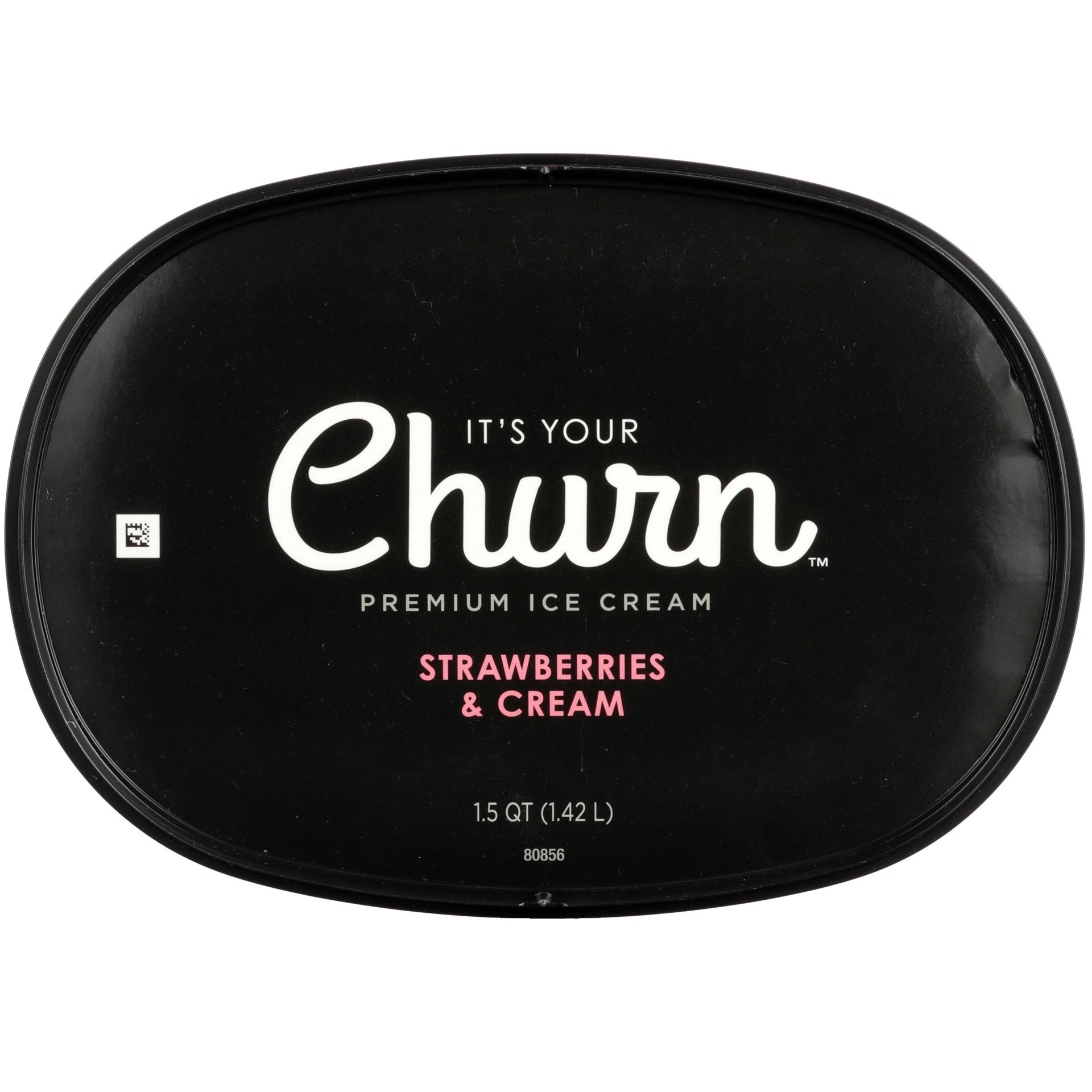 slide 6 of 6, It's Your Churn Strawberries & Cream Premium Ice Cream, 1.5 qt