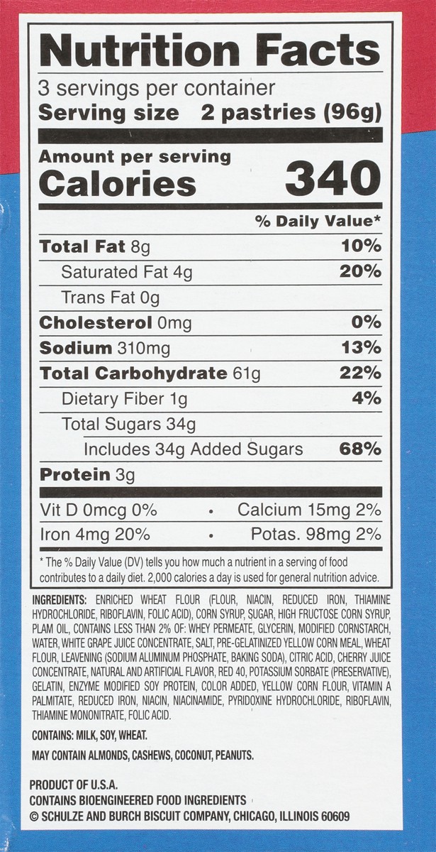 slide 8 of 9, Toast'em Pop-ups Cherry Toaster Pastries 6 ea, 6 ct