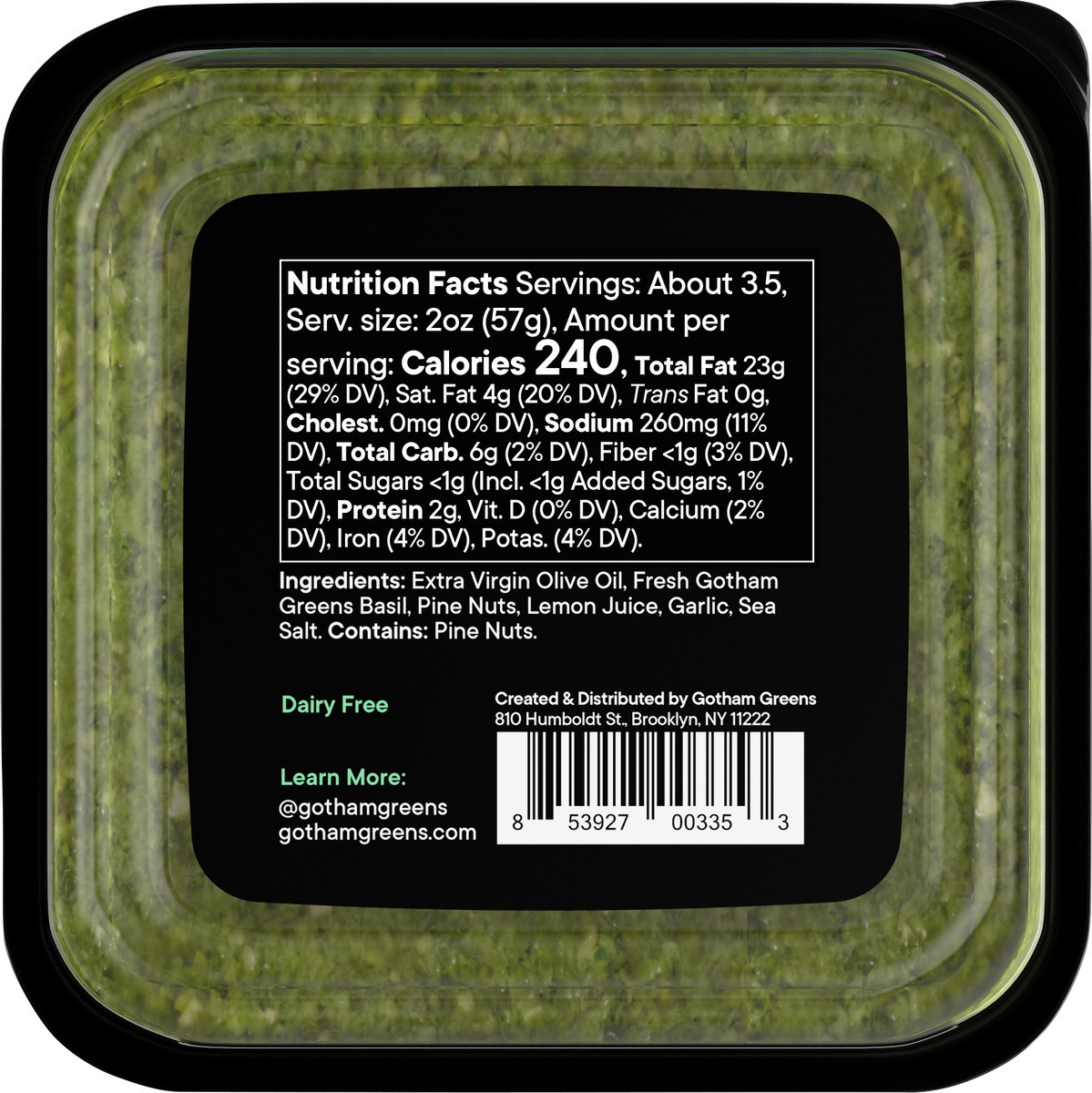 slide 7 of 12, Gotham Greens Gotham Vegan Pesto, 6.5 oz