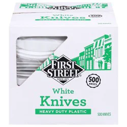 First Street Heavy Duty Plastic Knives