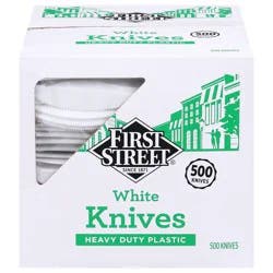 First Street Heavy Duty Plastic Knives