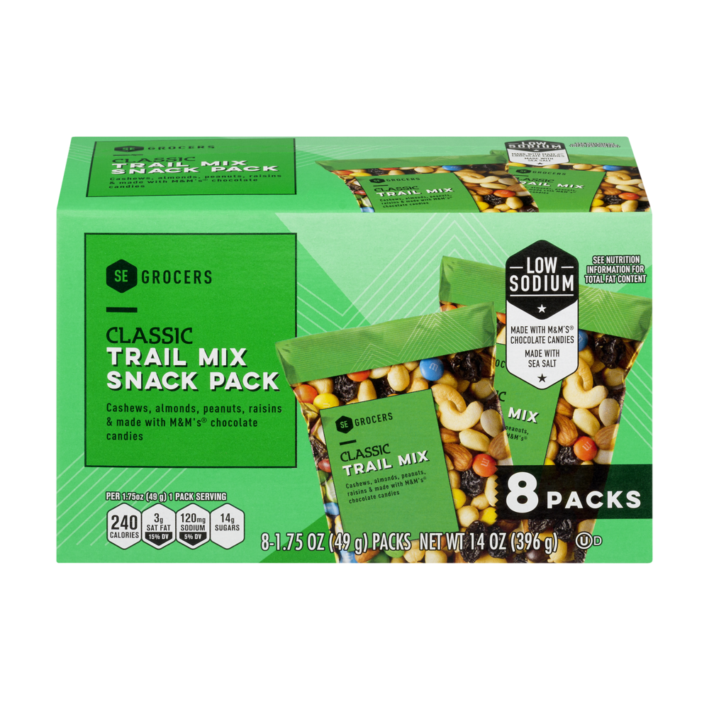 slide 1 of 1, SE Grocers Classic Trail Mix Snack Pack - 8 CT, 8 ct