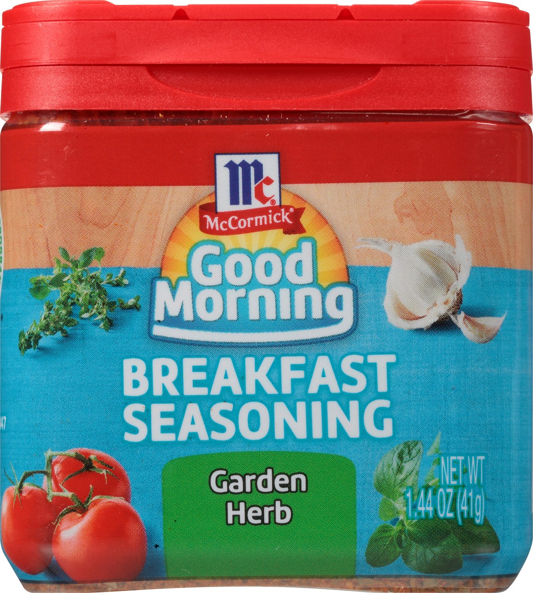 slide 1 of 10, McCormick Good Morning Garden Herb Breakfast Seasoning 1.44 oz. Bottle, 1.44 oz