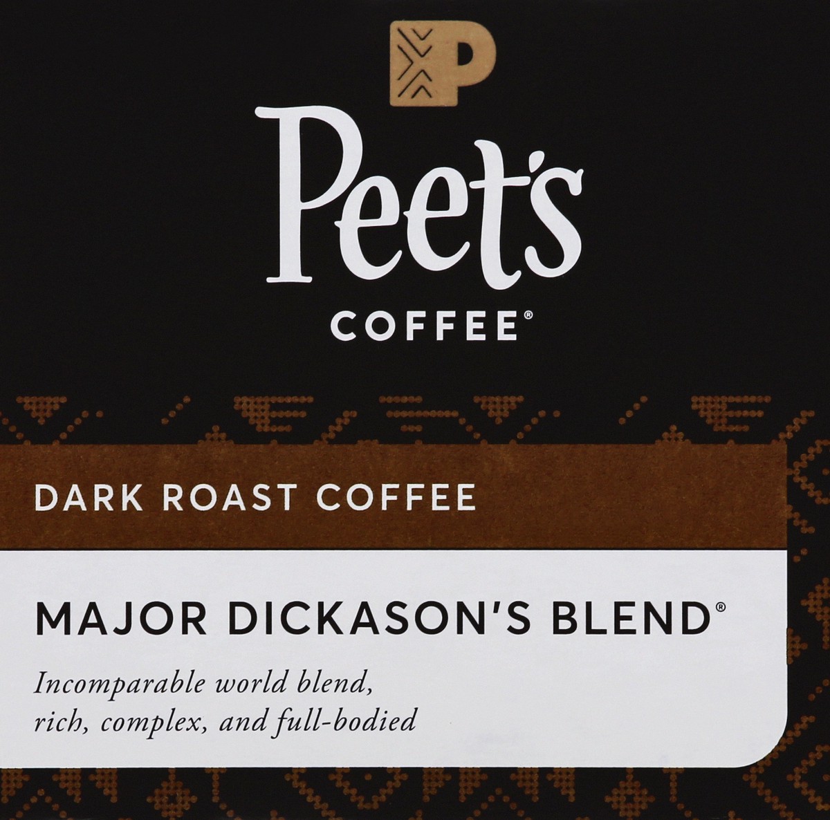 slide 7 of 9, Peet's Coffee Major Dickason''s Blend Dark Roast Coffee K-Cup Pods - 10 ct, 10 ct