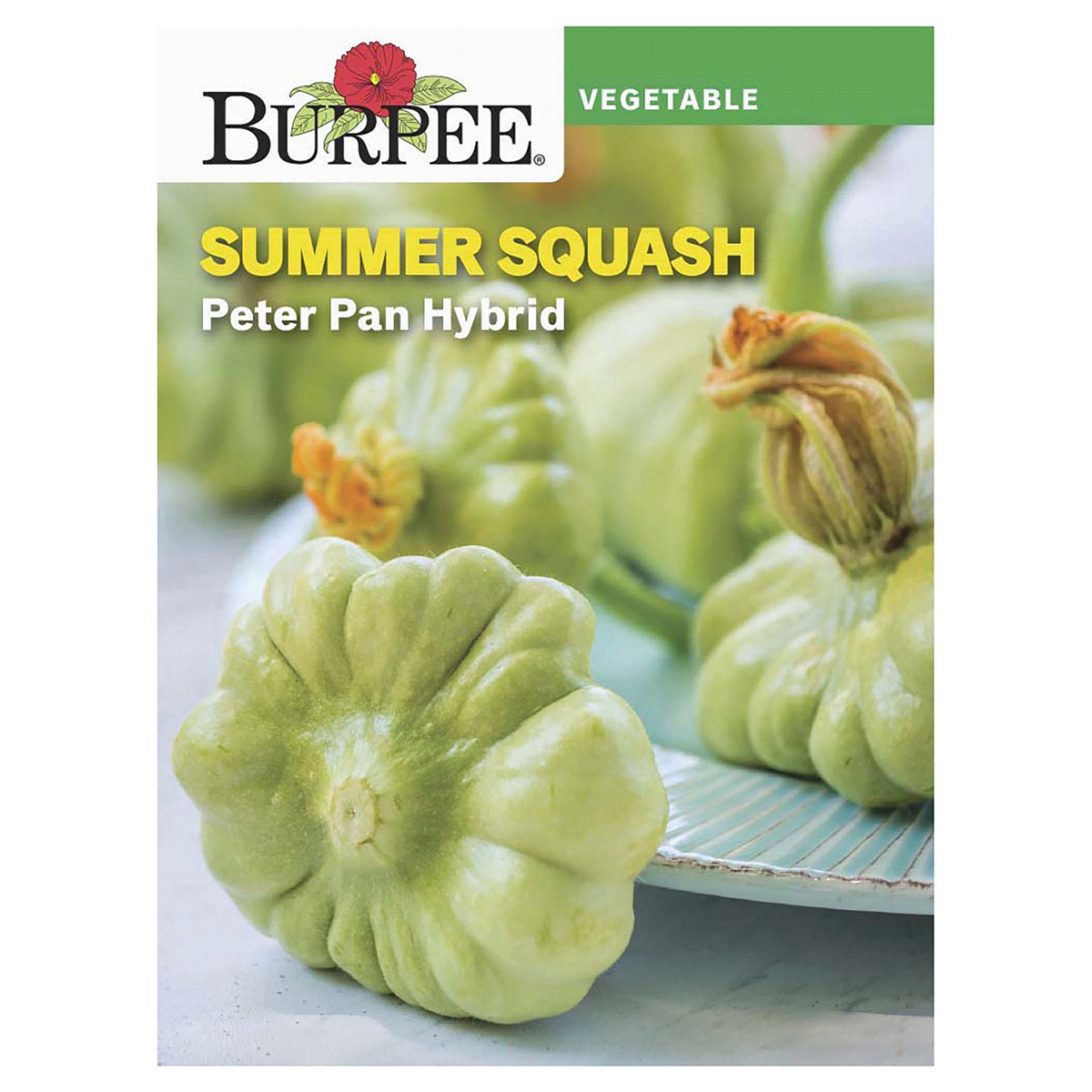 slide 1 of 5, Burpee Summer Squash Peter Pan Hybrid Seeds, 1 ct