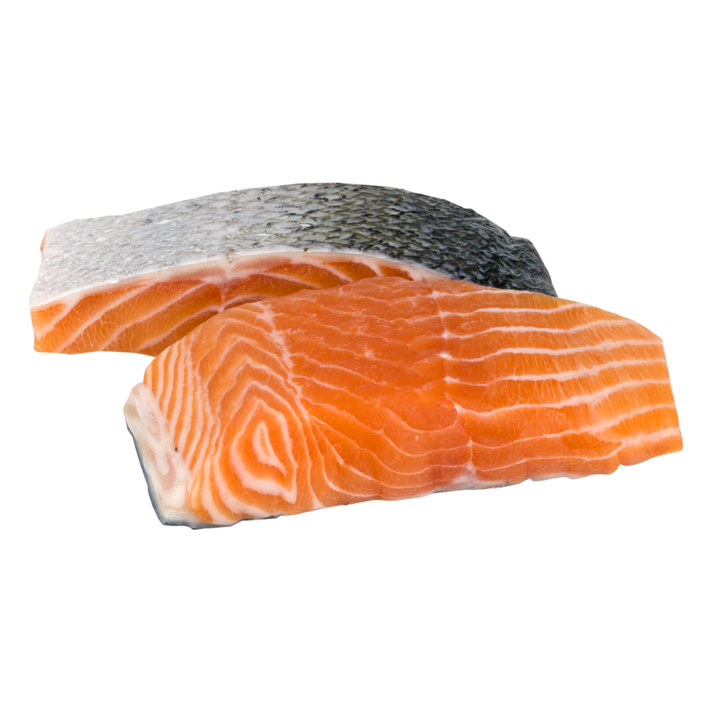 slide 1 of 1, Fresh Salmon Fillets, per lb