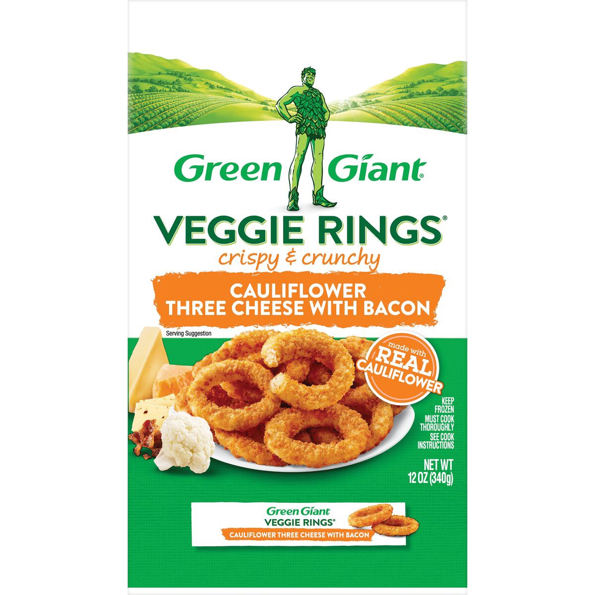 slide 5 of 5, Green Giant Veggie Rings, 12 oz