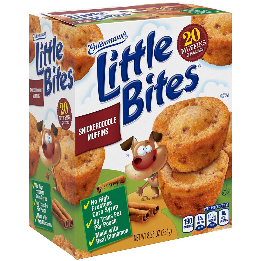 slide 5 of 8, Entenmann's Little Bites Snickerdoodle Muffins 8.25oz, 8.25 oz