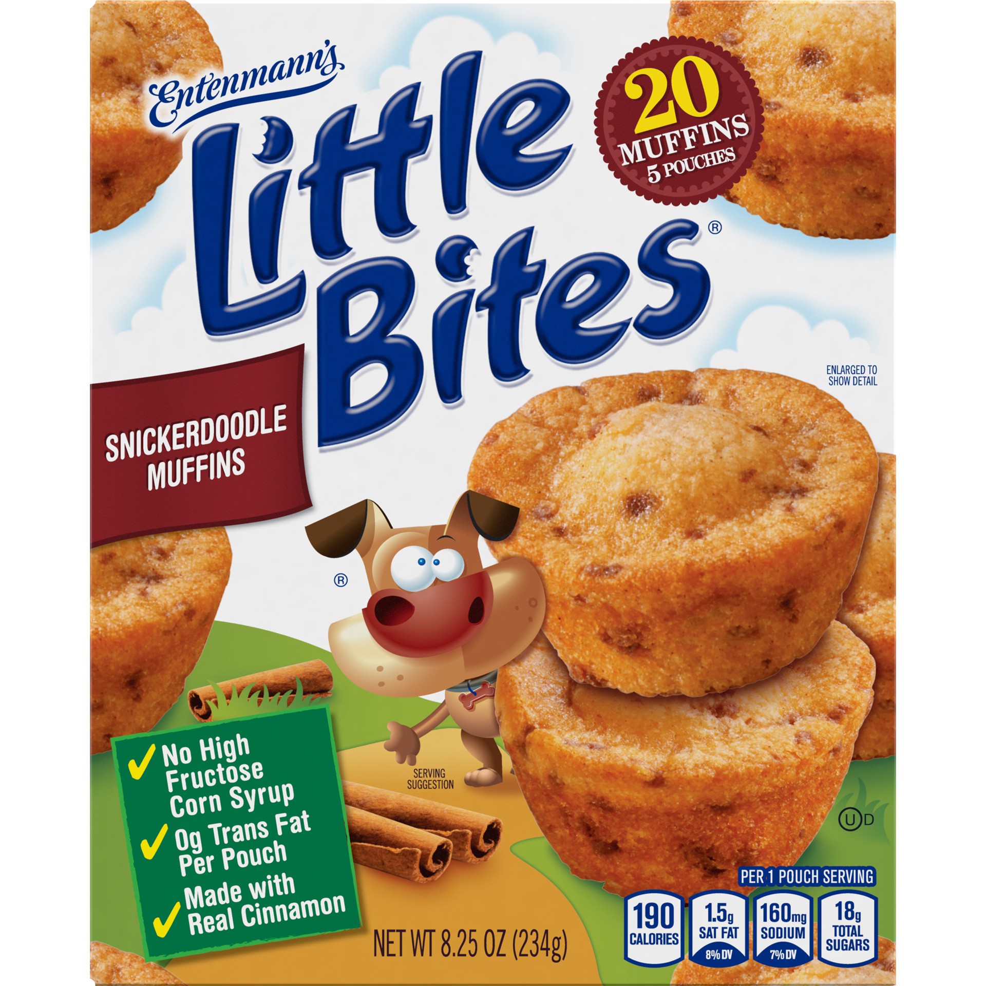 slide 1 of 8, Entenmann's Little Bites Snickerdoodle Muffins 8.25oz, 8.25 oz