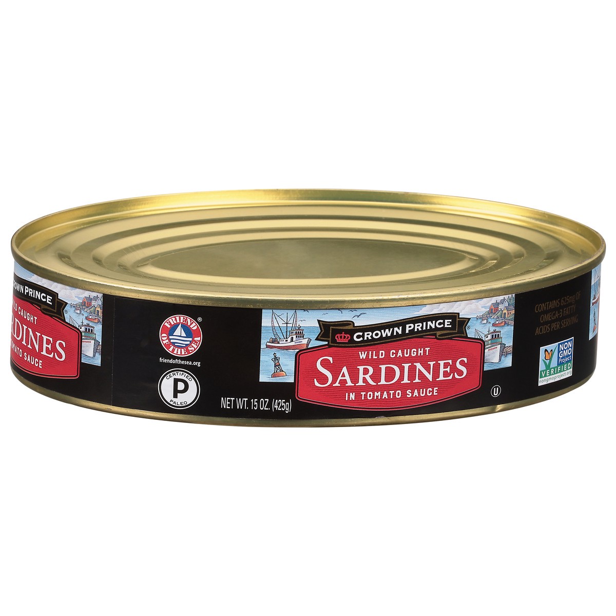 slide 2 of 9, Crown Prince In Tomato Sauce Wild Caught Sardines 15 oz, 15 oz