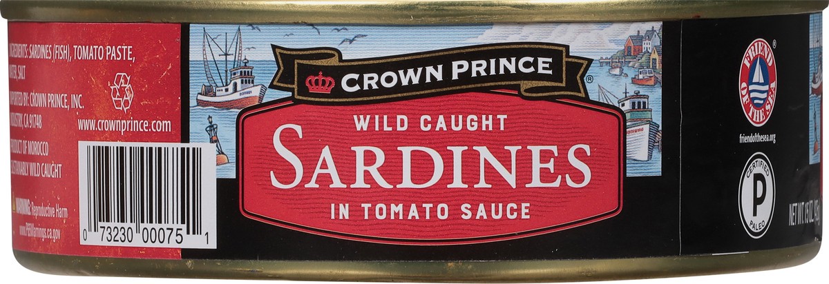 slide 7 of 9, Crown Prince In Tomato Sauce Wild Caught Sardines 15 oz, 15 oz