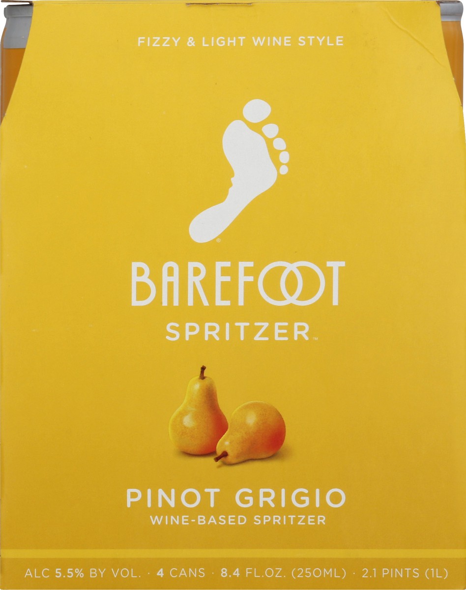 slide 4 of 7, Barefoot White Wine, 4 ct