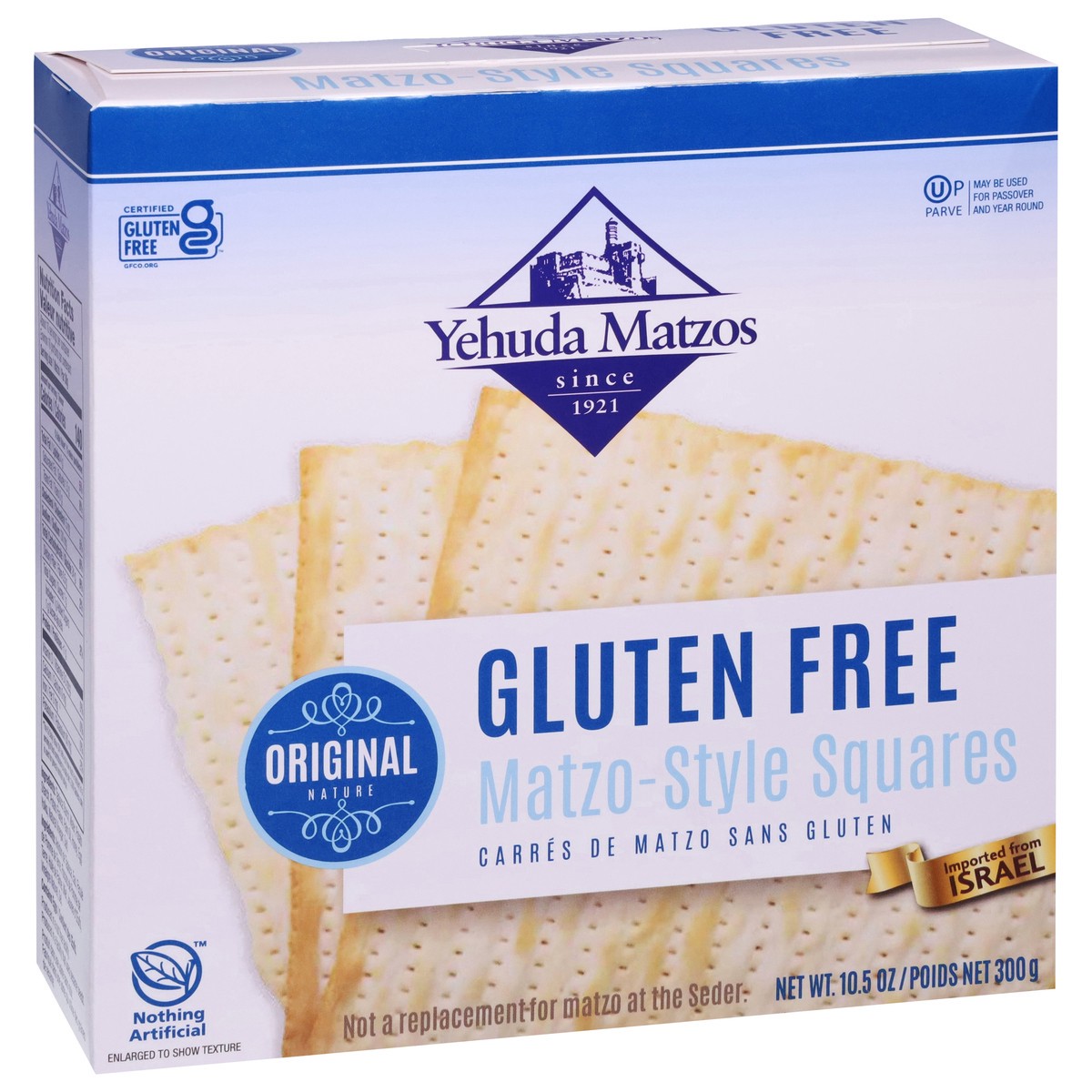 slide 2 of 9, Yehuda Gluten Free Original Matzo-Style Squares 10.5 oz, 10.5 oz