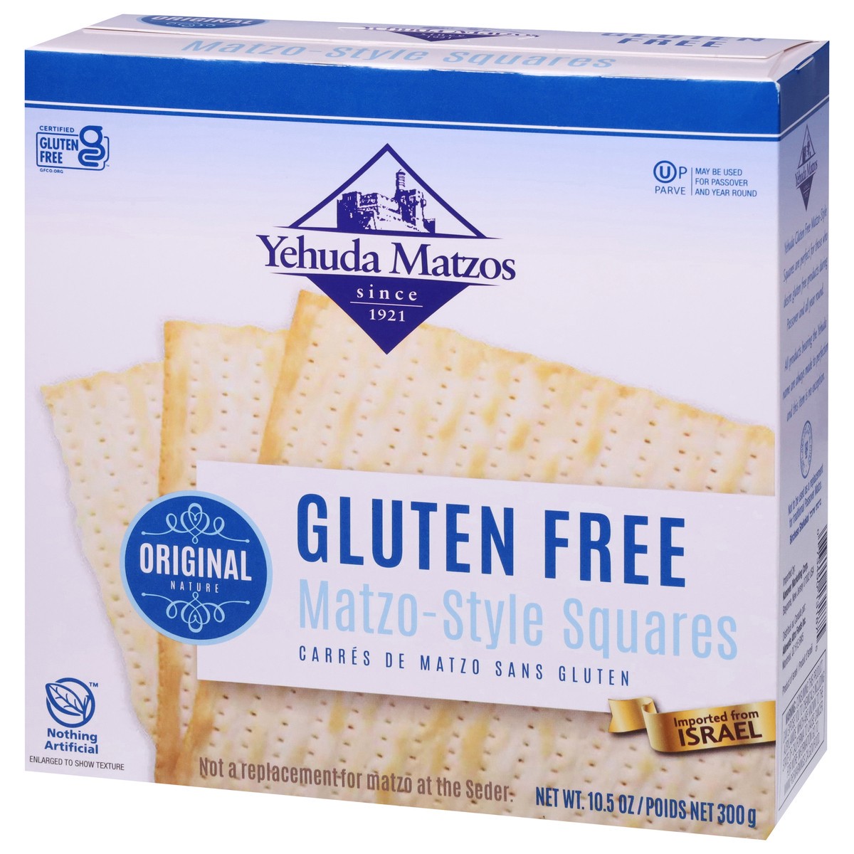 slide 3 of 9, Yehuda Gluten Free Original Matzo-Style Squares 10.5 oz, 10.5 oz