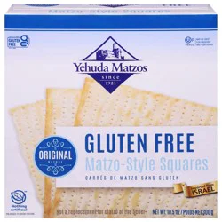 Yehuda Gluten Free Original Matzo-Style Squares 10.5 oz