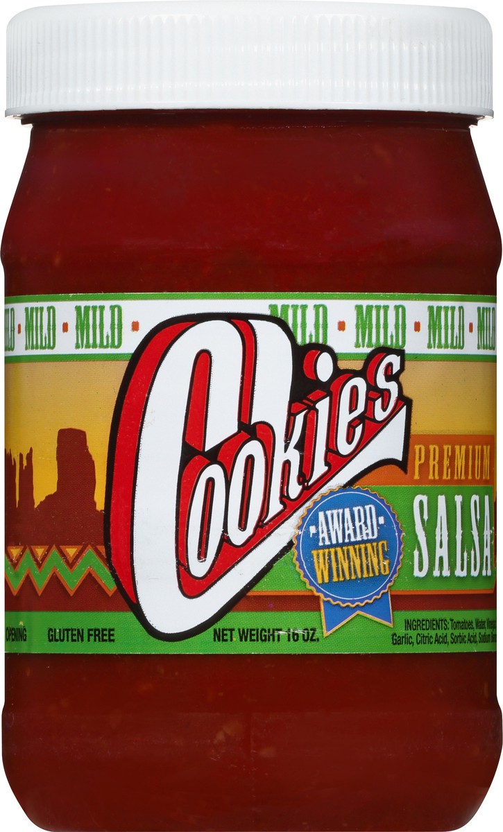 slide 10 of 12, Cookies Premium Salsa 16 oz, 16 oz