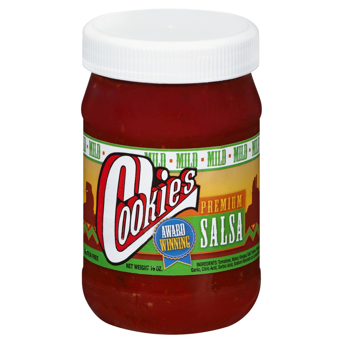 slide 6 of 12, Cookies Premium Salsa 16 oz, 16 oz