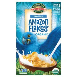 Nature's Path EnviroKidz Organic Frosted Amazon Flakes Cereal 11 oz Box