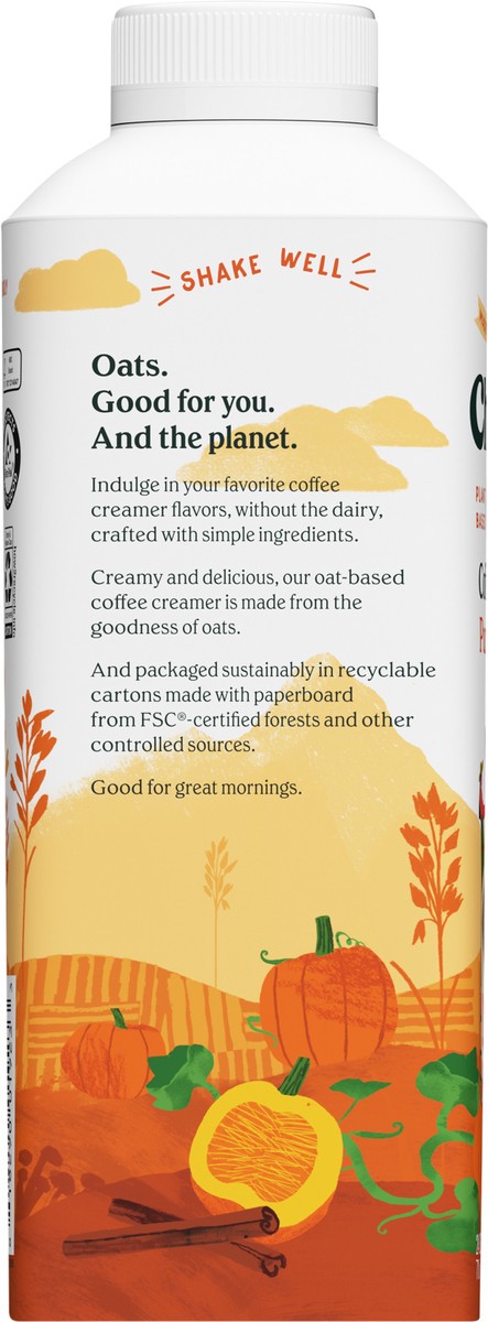 slide 7 of 9, Chobani Pumpkin Spice Coffee Creamer Oat, 24 fl oz