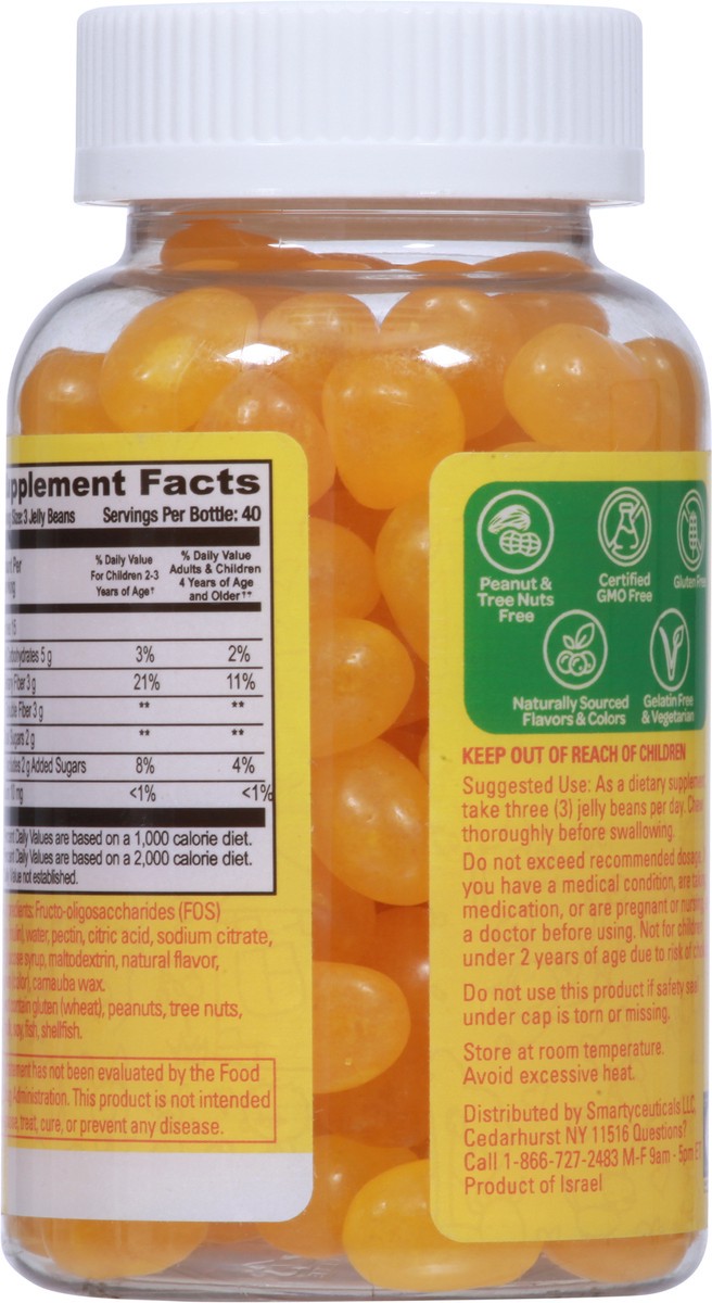 slide 3 of 9, Human Beanz Kids Fiber Jelly Beans - Lemon Blast, 120 ct
