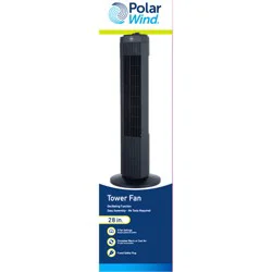 Polar Wind Oscillating Tower Fan, 28 in