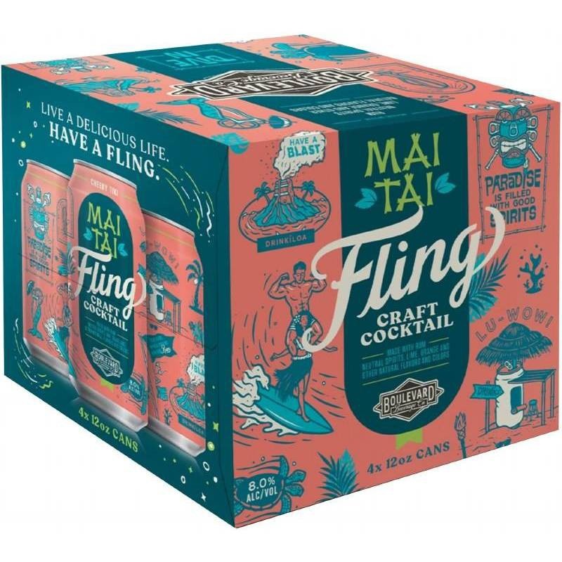 slide 1 of 1, Fling Mai Tai Cocktail Can, 12 oz