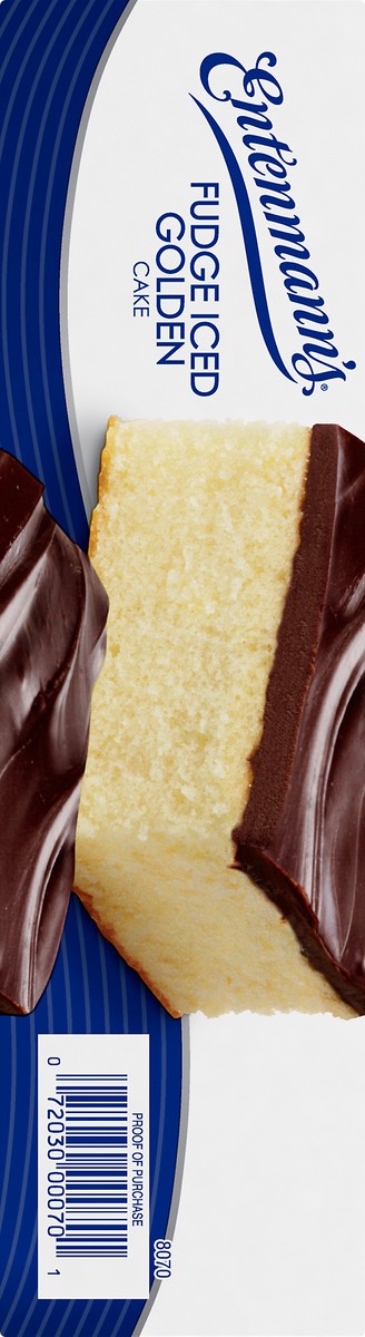 slide 2 of 10, Entenmann's Fudge Iced Golden Cake, 19 oz, Iced Cake, Box, 1 ct