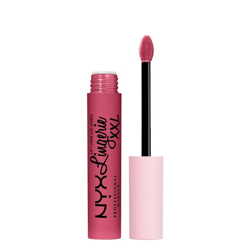 slide 1 of 8, NYX Professional Makeup Lip Lingerie XXL Liquid Lipstick Pushed Up, 0.13 fl oz