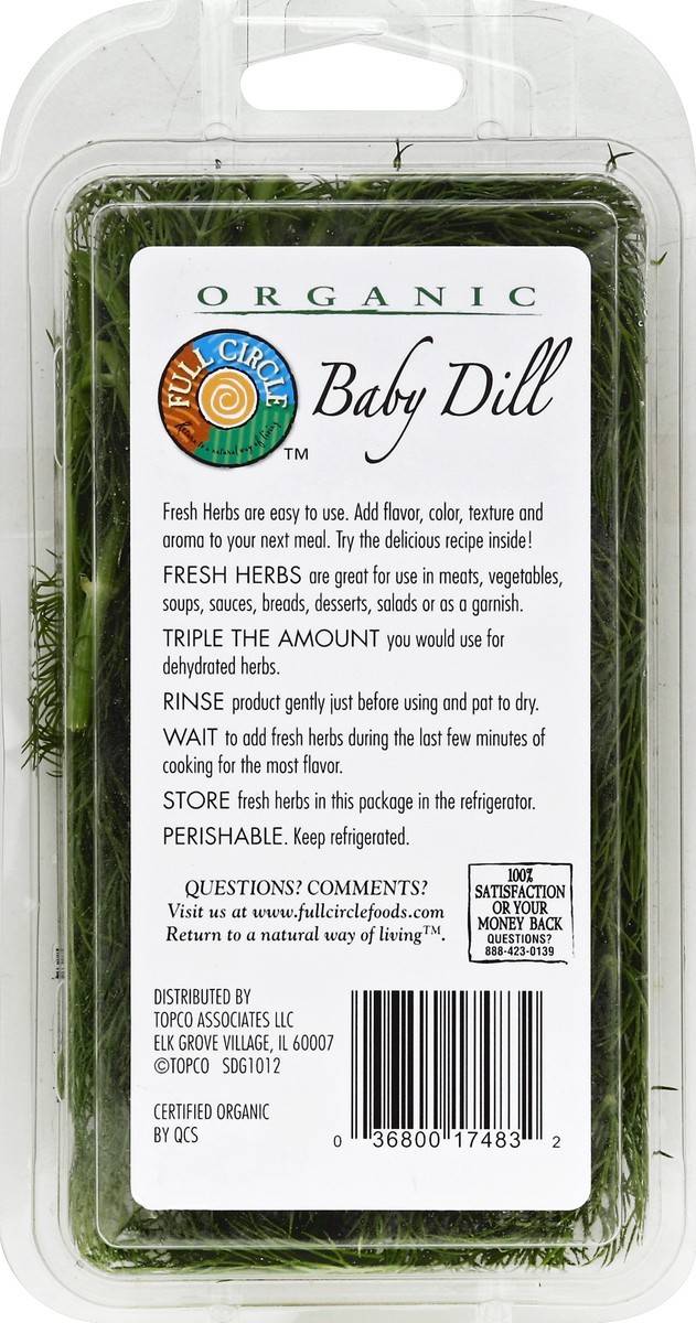 slide 2 of 6, Full Circle Baby Dill, 0.67 oz